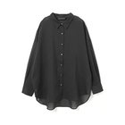 【ミズイロ インド/mizuiro ind】のシアーワイドシャツ ブラック|ID: prp329100004462920 ipo3291000000031231652
