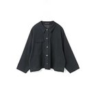 【ミズイロ インド/mizuiro ind】のシアーショートカバーオール ブラック|ID: prp329100004462921 ipo3291000000031231660