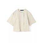 【ミズイロ インド/mizuiro ind】のクルーネックショートカーディガン キナリ|ID: prp329100004462925 ipo3291000000031231681