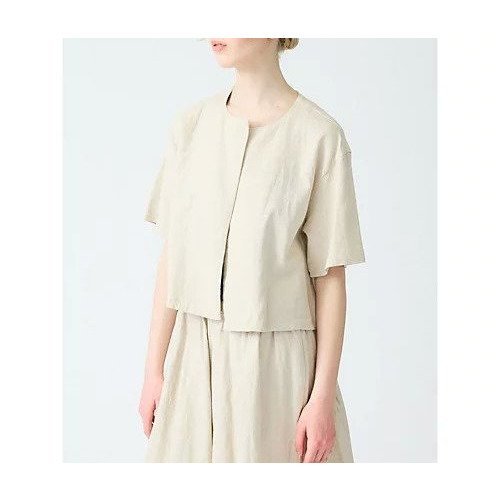 【ミズイロ インド/mizuiro ind】のクルーネックショートカーディガン 人気、トレンドファッション・服の通販 founy(ファニー) 　ファッション　Fashion　レディースファッション　WOMEN　トップス・カットソー　Tops/Tshirt　カーディガン　Cardigans　シンプル　Simple　セットアップ　Set Up　フロント　Front　半袖　Short Sleeve　夏　Summer　other-3|ID: prp329100004462925 ipo3291000000031246807
