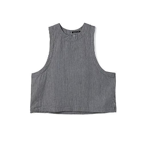 【ミズイロ インド/mizuiro ind】のヒッコリークルーネックショートベスト インテリア・キッズ・メンズ・レディースファッション・服の通販 founy(ファニー) https://founy.com/ ファッション Fashion レディースファッション WOMEN アウター Coat Outerwear トップス・カットソー Tops/Tshirt ベスト/ジレ Gilets/Vests ショート Short ジャケット Jacket ベスト Vest 定番 Standard |ID: prp329100004462929 ipo3291000000031231694