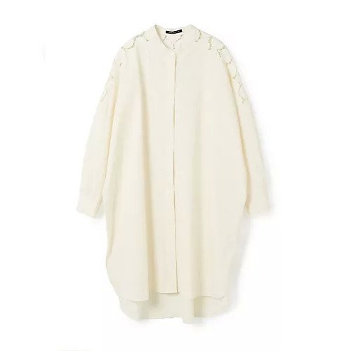 【ミズイロ インド/mizuiro ind】のレースミックススタンドカラーシャツワンピース インテリア・キッズ・メンズ・レディースファッション・服の通販 founy(ファニー) https://founy.com/ ファッション Fashion レディースファッション WOMEN ワンピース Dress シャツワンピース Shirt Dresses スタンド Stand スリット Slit ブロード Broad ボトム Bottom レース Race エレガント 上品 Elegant 春 Spring 水玉 Polka Dots |ID: prp329100004462936 ipo3291000000031231725