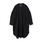 【ミズイロ インド/mizuiro ind】のレースミックススタンドカラーシャツワンピース ブラック|ID: prp329100004462936 ipo3291000000031231729
