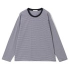 【プレインピープル/PLAIN PEOPLE】のボーダー長袖プルオーバー ブルー|ID: prp329100004462942 ipo3291000000031231757