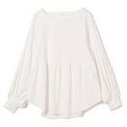【プレインピープル/PLAIN PEOPLE】のローズペトールスムース長袖プルオーバー ホワイト|ID: prp329100004462943 ipo3291000000031231761