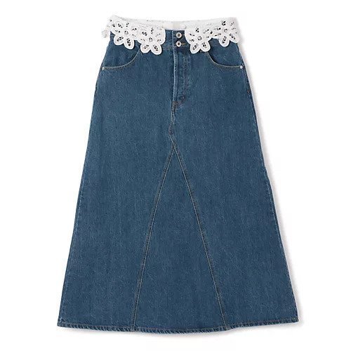 【ミュベール/MUVEIL】のディッキーズコラボ デニムスカート インテリア・キッズ・メンズ・レディースファッション・服の通販 founy(ファニー) https://founy.com/ ファッション Fashion レディースファッション WOMEN スカート Skirt デニムスカート Denim Skirts 2025年 2025 2025春夏・S/S Ss,Spring/Summer,2025 ジャケット Jacket デニム Denim フラワー Flower ベーシック Basic ポケット Pocket モチーフ Motif リボン Ribbon ロング Long 台形 Trapezoid 洗える Washable |ID: prp329100004462957 ipo3291000000031231810