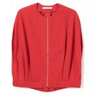 【プレインピープル/PLAIN PEOPLE】のカノコパールニットジップアップジャケット レッド|ID: prp329100004462964 ipo3291000000031231844