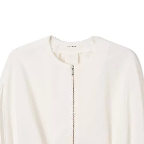 【プレインピープル/PLAIN PEOPLE】のカノコパールニットジップアップジャケット 人気、トレンドファッション・服の通販 founy(ファニー) 　ファッション　Fashion　レディースファッション　WOMEN　アウター　Coat Outerwear　ジャケット　Jackets　おすすめ　Recommend　ジップアップ　Zip Up　ジャージー　Jersey　セットアップ　Set Up　パール　Pearl　ボーダー　Border　洗える　Washable　長袖　Long Sleeve　other-3|ID: prp329100004462964 ipo3291000000031246873