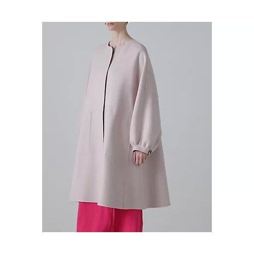 【アドーア/ADORE】のカシミヤ混2TONEリバーノーカラーコート インテリア・キッズ・メンズ・レディースファッション・服の通販 founy(ファニー) 　ファッション　Fashion　レディースファッション　Fashion for Women　アウター　Coat / Outerwear Collection　コート・ロングコート・ピーコート　Long Coats, Peacoats & More　カッティング　Cutting Detail　ショルダー　Shoulder, Shoulder Strap　スタンダード　Standard, Basic　ドロップ　Drop Shoulder, Dropped Style　定番　Standard, Basic Item　パターン　Pattern, Design Print　パッチ　Patch, Appliqué　フィット　Fit, Slim Fit　ポケット　Pocket, Pocket Detail　別注　Limited Edition, Custom Order　リバーシブル　Reversible, Two-Sided　ルーズ　Loose, Oversized　A/W・秋冬　Autumn/Winter　おすすめ　Recommended / Our Picks　ピンクxキャメル|ID: prp329100004462982 ipo3291000000031648293