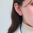 【フィービィー/phoebe】の【金属アレルギー対応】ハートリーフセラミックピアス シルバー シルバー|ID: prp329100004462992 ipo3291000000031231936