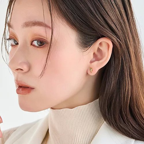 【フィービィー/phoebe】の【金属アレルギー対応】ハートリーフセラミックピアス ゴールド 人気、トレンドファッション・服の通販 founy(ファニー) 　ファッション　Fashion　レディースファッション　WOMEN　ビジュー　Bijou　定番　Standard　other-3|ID: prp329100004462993 ipo3291000000031246929