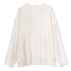 【ブラミンク/BLAMINK】のシルク インティメイト ブラウス 人気、トレンドファッション・服の通販 founy(ファニー) ファッション Fashion レディースファッション Fashion for Women トップス・カットソー Cut & Sew Tops シャツ・ブラウス・オフィスカジュアル Elegant Blouses & Button-Ups シルク Silk, 100% Silk リュクス Luxury, Elegant, High-End, Chic リラックス Relax, Relaxed Fit ロング Long, Long-Length 洗える Machine Washable thumbnail WHITE|ID: prp329100004463001 ipo3291000000035916072