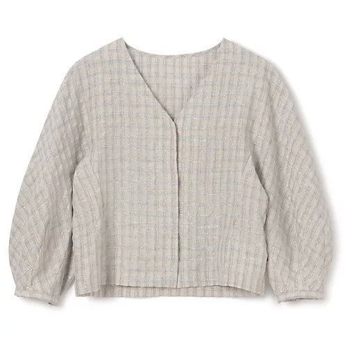 【マルティニーク/martinique】のカシュクールブラウス(セットアップ可) 人気、トレンドファッション・服の通販 founy(ファニー) 　ファッション　Fashion　レディースファッション　Fashion for Women　トップス・カットソー　Cut & Sew Tops　シャツ・ブラウス・オフィスカジュアル　Elegant Blouses & Button-Ups　おすすめ　Recommended / Our Picks　カシュクール　Wrap Design　シルバー　Silver, Metallic Silver　スラックス　Slacks, Dress Pants　セットアップ　Set-Up, Coordinated Outfit　デニム　Denim, Jeans Material　洗える　Machine Washable　 other-1|ID: prp329100004463003 ipo3291000000031231961