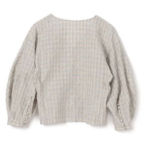 【マルティニーク/martinique】のカシュクールブラウス(セットアップ可) 人気、トレンドファッション・服の通販 founy(ファニー) 　ファッション　Fashion　レディースファッション　Fashion for Women　トップス・カットソー　Cut & Sew Tops　シャツ・ブラウス・オフィスカジュアル　Elegant Blouses & Button-Ups　おすすめ　Recommended / Our Picks　カシュクール　Wrap Design　シルバー　Silver, Metallic Silver　スラックス　Slacks, Dress Pants　セットアップ　Set-Up, Coordinated Outfit　デニム　Denim, Jeans Material　洗える　Machine Washable　other-2|ID: prp329100004463003 ipo3291000000031246948