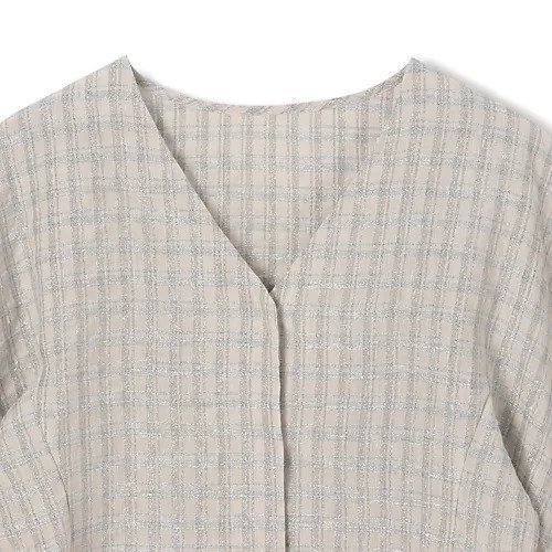【マルティニーク/martinique】のカシュクールブラウス(セットアップ可) 人気、トレンドファッション・服の通販 founy(ファニー) 　ファッション　Fashion　レディースファッション　Fashion for Women　トップス・カットソー　Cut & Sew Tops　シャツ・ブラウス・オフィスカジュアル　Elegant Blouses & Button-Ups　おすすめ　Recommended / Our Picks　カシュクール　Wrap Design　シルバー　Silver, Metallic Silver　スラックス　Slacks, Dress Pants　セットアップ　Set-Up, Coordinated Outfit　デニム　Denim, Jeans Material　洗える　Machine Washable　other-3|ID: prp329100004463003 ipo3291000000031246949