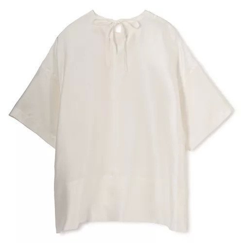 【ブラミンク/BLAMINK】のシルク インティメイト ショートブラウス 人気、トレンドファッション・服の通販 founy(ファニー) 　ファッション　Fashion　レディースファッション　Fashion for Women　トップス・カットソー　Cut & Sew Tops　シャツ・ブラウス・オフィスカジュアル　Elegant Blouses & Button-Ups　ショート　Short, Short Length　シルク　Silk, 100% Silk　モダン　Modern, Contemporary　リボン　Ribbon, Bow　リュクス　Luxury, Elegant, High-End, Chic　洗える　Machine Washable　other-2|ID: prp329100004463004 ipo3291000000033139843