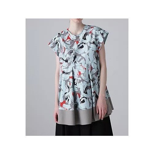 【アドーア/ADORE】のアブストラクトプリントブラウス 人気、トレンドファッション・服の通販 founy(ファニー)  ファッション Fashion レディースファッション Fashion for Women トップス・カットソー Cut & Sew Tops シャツ・ブラウス・オフィスカジュアル Elegant Blouses & Button-Ups おすすめ Recommended / Our Picks スタンダード Standard, Basic タフタ Taffeta, Structured Fabric フィット Fit, Slim Fit プリント Print, Printed Pattern モチーフ Motif, Design Theme 夏 Summer 春 Spring S/S・春夏 SS, Spring/Summer, Warm Season 無地 Plain, Solid Color other-2|ID: prp329100004463006 ipo3291000000034397119