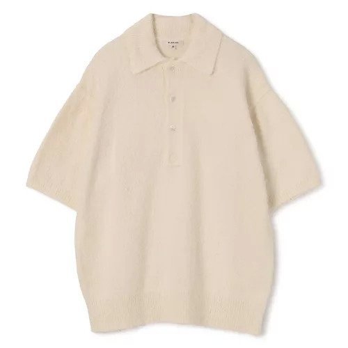 【ブラミンク/BLAMINK】のコットンシルク5Gレギュラーショートスリーブ インテリア・キッズ・メンズ・レディースファッション・服の通販 founy(ファニー) 　ファッション　Fashion　レディースファッション　Fashion for Women　2025年　2025　2025春夏・S/S　Spring/Summer 2025 SS25　シルク　Silk, 100% Silk　フリンジ　Fringe, Tassel　OFF WHITE|ID: prp329100004463007 ipo3291000000035916078