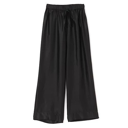 【ブラミンク/BLAMINK】のシルク インティメイト パンツ インテリア・キッズ・メンズ・レディースファッション・服の通販 founy(ファニー) 　ファッション　Fashion　レディースファッション　Fashion for Women　パンツ　Pants & Trousers　なめらか　Smooth, Silky Texture　シルク　Silk, 100% Silk　ロング　Long, Long-Length　今季　This Season, Current Season　洗える　Machine Washable　BLACK|ID: prp329100004463015 ipo3291000000033141685