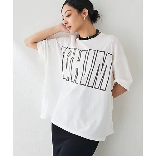 【ウィムガゼット/Whim Gazette】のリラックスロゴTシャツ 人気、トレンドファッション・服の通販 founy(ファニー) 　ファッション　Fashion　レディースファッション　WOMEN　トップス・カットソー　Tops/Tshirt　シャツ/ブラウス　Shirts/Blouses　ロング / Tシャツ　T-Shirts　2025年　2025　2025春夏・S/S　Ss,Spring/Summer,2025　シルケット　Mercerization　スリーブ　Sleeve　ハーフ　Half　ビッグ　Big　リラックス　Relax　other-3|ID: prp329100004463031 ipo3291000000031247005