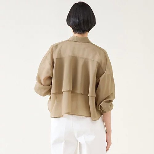【マルティニーク/martinique】のドライシアーブラウス 人気、トレンドファッション・服の通販 founy(ファニー) 　ファッション　Fashion　レディースファッション　WOMEN　トップス・カットソー　Tops/Tshirt　シャツ/ブラウス　Shirts/Blouses　おすすめ　Recommend　シアー　Sheer　ショート　Short　ノースリーブ　No Sleeve　羽織　Haori　other-3|ID: prp329100004463051 ipo3291000000031247045