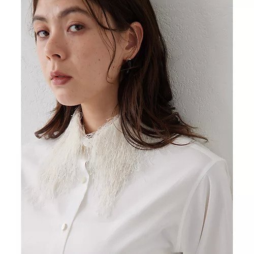 【ウィムガゼット/Whim Gazette】のシャギーカラーシャツ 人気、トレンドファッション・服の通販 founy(ファニー) 　ファッション　Fashion　レディースファッション　Fashion for Women　トップス・カットソー　Cut & Sew Tops　シャツ・ブラウス・オフィスカジュアル　Elegant Blouses & Button-Ups　2025年　2025　2025春夏・S/S　Spring/Summer 2025 SS25　おすすめ　Recommended / Our Picks　カットジャガード　Cut Jacquard　コンパクト　Compact, Small Size　ジャケット　Jacket, Outerwear　スウェット / スエット　Sweatshirt, Sweatwear　スタンダード　Standard, Basic　バランス　Balance, Style Balance　other-3|ID: prp329100004463059 ipo3291000000031247061