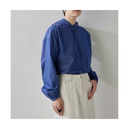 【ウィムガゼット/Whim Gazette】の【インフルエンサーコラボ】フーディシャツ インテリア・キッズ・メンズ・レディースファッション・服の通販 founy(ファニー) 　ファッション　Fashion　レディースファッション　Fashion for Women　トップス・カットソー　Cut & Sew Tops　シャツ・ブラウス・オフィスカジュアル　Elegant Blouses & Button-Ups　カットソー　Cut and Sewn Top　シンプル　Simple, Minimal　スウェット / スエット　Sweatshirt, Sweatwear　スタイリッシュ　Stylish, Fashionable　2025年　2025　2025春夏・S/S　Spring/Summer 2025 SS25　インディゴブルー|ID: prp329100004463063 ipo3291000000031232130