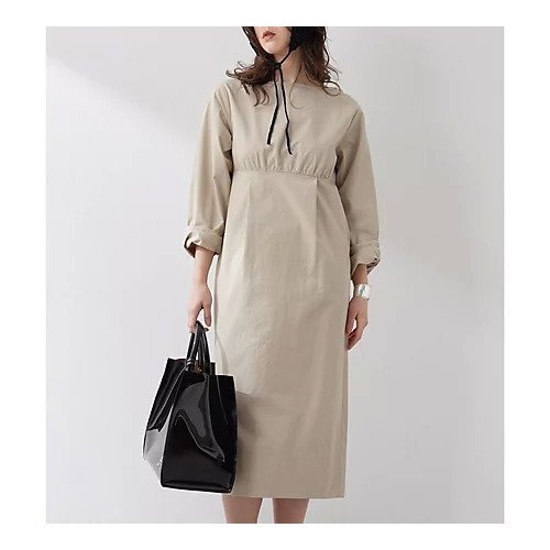【ウィムガゼット/Whim Gazette】のコットンIラインワンピース インテリア・キッズ・メンズ・レディースファッション・服の通販 founy(ファニー) https://founy.com/ ファッション Fashion レディースファッション Fashion for Women ワンピース Dresses 2025年 2025 2025春夏・S/S Spring/Summer 2025 SS25 ギャザー Gathered, Ruffled ツイル Twist, Twisted Detail エレガント 上品 Elegant 春 Spring |ID: prp329100004463067 ipo3291000000031232141