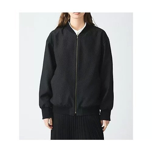 【ミズイロ インド/mizuiro ind】のジャカードジップブルゾン 人気、トレンドファッション・服の通販 founy(ファニー) 　ファッション　Fashion　レディースファッション　WOMEN　アウター　Coat Outerwear　ブルゾン　Blouson/Jackets　ジャカード　Jacquard　ビッグ　Big　ブルゾン　Blouson　エレガント 上品　Elegant　今季　This Season　other-2|ID: prp329100004463068 ipo3291000000031247078