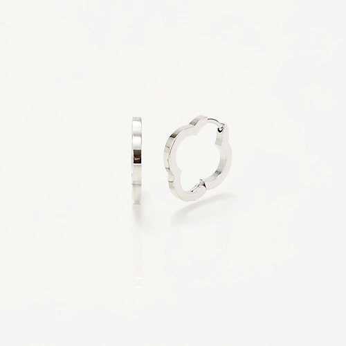 【フィービィー/phoebe】の【金属アレルギー対応】フラワーワンタッチフープピアス シルバー/サージカルステンレス インテリア・キッズ・メンズ・レディースファッション・服の通販 founy(ファニー) ファッション Fashion レディースファッション Fashion for Women シルバー Silver, Metallic Silver フラワー Flower, Floral フープ Hoop, Hoop Earrings シルバー|ID: prp329100004463081 ipo3291000000033551378