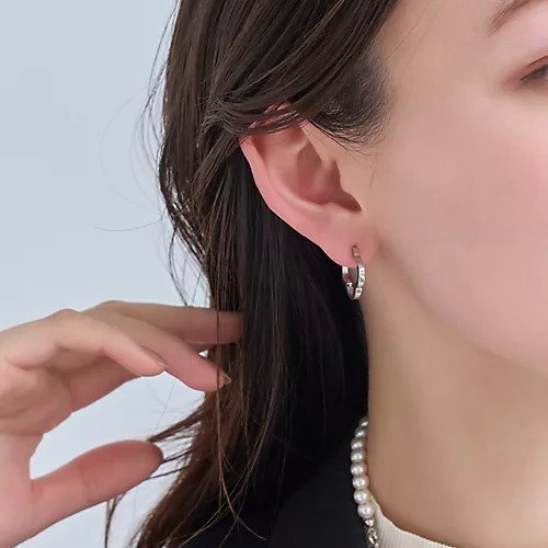 【フィービィー/phoebe】の【金属アレルギー対応】フラワーワンタッチフープピアス シルバー/サージカルステンレス 人気、トレンドファッション・服の通販 founy(ファニー) ファッション Fashion レディースファッション Fashion for Women シルバー Silver, Metallic Silver フラワー Flower, Floral フープ Hoop, Hoop Earrings other-2|ID: prp329100004463081 ipo3291000000033551379