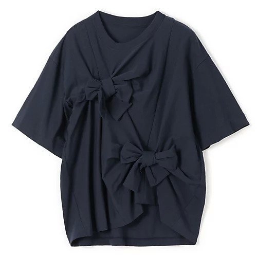 【ミュベール/MUVEIL】のリボンノットTシャツ インテリア・キッズ・メンズ・レディースファッション・服の通販 founy(ファニー) https://founy.com/ ファッション Fashion レディースファッション WOMEN トップス・カットソー Tops/Tshirt シャツ/ブラウス Shirts/Blouses ロング / Tシャツ T-Shirts 2025年 2025 2025春夏・S/S Ss,Spring/Summer,2025 ショルダー Shoulder ドロップ Drop リボン Ribbon 洗える Washable |ID: prp329100004463087 ipo3291000000031232190