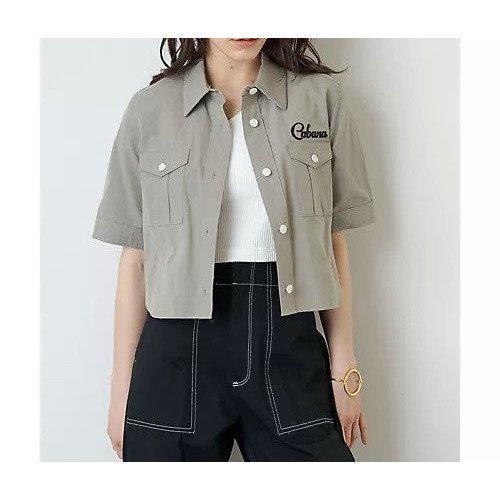 【ウィムガゼット/Whim Gazette】の【Cabana】クロップドシャツ 人気、トレンドファッション・服の通販 founy(ファニー) 　ファッション　Fashion　レディースファッション　Fashion for Women　トップス・カットソー　Cut & Sew Tops　シャツ・ブラウス・オフィスカジュアル　Elegant Blouses & Button-Ups　インナー　Innerwear　ギャザー　Gathered, Ruffled　コレクション　Collection, Seasonal Line　ジャケット　Jacket, Outerwear　スリット　Slit, Slit Detail　トレンド　Trend, Trending Now　ビーチ　Beach, Seaside　ボックス　Boxy, Box Shape　ポケット　Pocket, Pocket Detail　リゾート　Resort, Vacation Style　ワーク　Workwear, Utility Style　2022年　2022　2022 春夏 S/S　Spring/Summer 2022 SS22　other-3|ID: prp329100004463115 ipo3291000000031247173