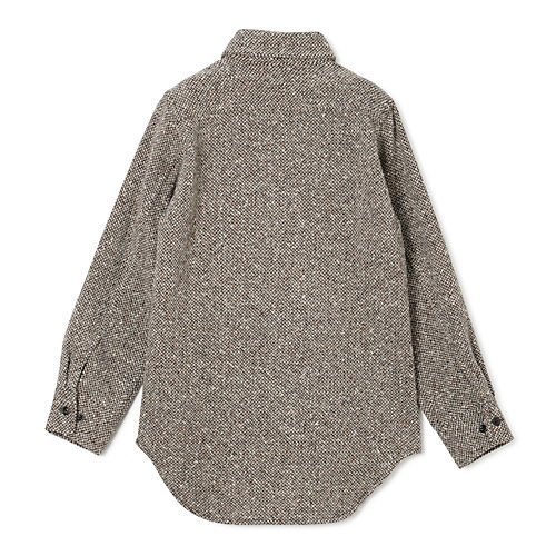 【マディソンブルー/MADISONBLUE】のメランジツイードカットソープルオーバー 人気、トレンドファッション・服の通販 founy(ファニー) 　ファッション　Fashion　レディースファッション　WOMEN　トップス・カットソー　Tops/Tshirt　プルオーバー　Pullover　カットソー　Cut and Sewn　ツイード　Tweed　バランス　Balance　フェミニン　Feminine　フラップ　Flap　ポケット　Pocket　メランジ　Melange　other-2|ID: prp329100004463119 ipo3291000000031247180