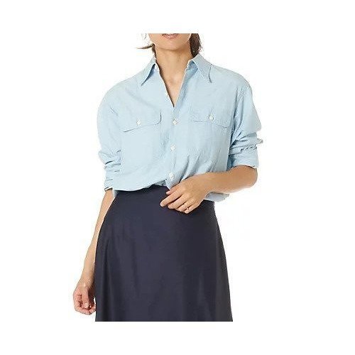 【マディソンブルー/MADISONBLUE】のHAMPTON CHAMBRAY SHIRT(VW) インテリア・キッズ・メンズ・レディースファッション・服の通販 founy(ファニー) https://founy.com/ ファッション Fashion レディースファッション WOMEN トップス・カットソー Tops/Tshirt シャツ/ブラウス Shirts/Blouses フェミニン Feminine |ID: prp329100004463121 ipo3291000000031232283