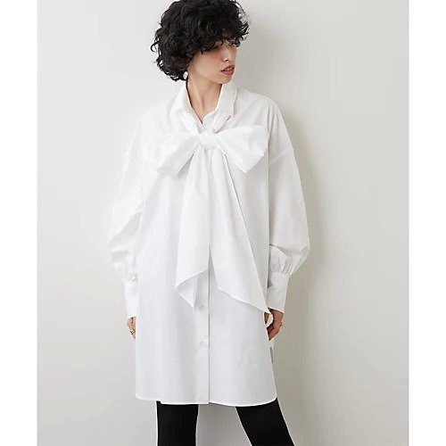 【ウィムガゼット/Whim Gazette】のタイプライターボータイプルオーバー インテリア・キッズ・メンズ・レディースファッション・服の通販 founy(ファニー) 　ファッション　Fashion　レディースファッション　Fashion for Women　トップス・カットソー　Cut & Sew Tops　カジュアルプルオーバー・ニットトップス　Pullovers & Knit Tops / Casual Pullovers　おすすめ　Recommended / Our Picks　インナー　Innerwear　クラシック　Classic, Timeless Style　フロント　Front, Front Design　リボン　Ribbon, Bow　ホワイト|ID: prp329100004463136 ipo3291000000031232324