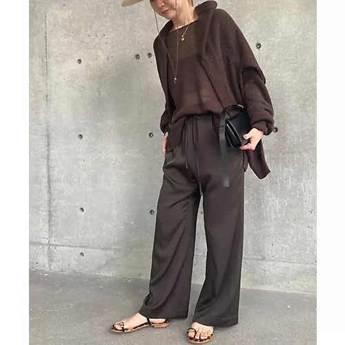 【カオス/Chaos】のストラドリネンカーディガン 人気、トレンドファッション・服の通販 founy(ファニー) 　ファッション　Fashion　レディースファッション　WOMEN　トップス・カットソー　Tops/Tshirt　カーディガン　Cardigans　2025年　2025　2025春夏・S/S　Ss,Spring/Summer,2025　カーディガン　Cardigan　スリット　Slit　ボトム　Bottom　夏　Summer　other-2|ID: prp329100004463154 ipo3291000000031247254