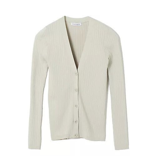 【マディソンブルー/MADISONBLUE】のワイドリブカーディガン 人気、トレンドファッション・服の通販 founy(ファニー) 　ファッション　Fashion　レディースファッション　WOMEN　トップス・カットソー　Tops/Tshirt　カーディガン　Cardigans　カーディガン　Cardigan　シルク　Silk　シルバー　Silver　ストレッチ　Stretch　ノースリーブ　No Sleeve　ワイドリブ　Wide Rib　 other-1|ID: prp329100004463157 ipo3291000000031888691