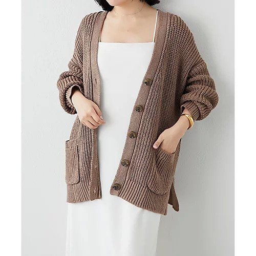 【ウィムガゼット/Whim Gazette】のリネンカーディガン インテリア・キッズ・メンズ・レディースファッション・服の通販 founy(ファニー) 　ファッション　Fashion　レディースファッション　Fashion for Women　トップス・カットソー　Cut & Sew Tops　カーディガン・羽織り　Layered Style Cardigans　カットソー　Cut and Sewn Top　カーディガン　Cardigan, Knitwear　今季　This Season, Current Season　バランス　Balance, Style Balance　リネン　Linen, Linen Fabric　リラックス　Relax, Relaxed Fit　おすすめ　Recommended / Our Picks　2023春夏・S/S　Spring/Summer 2023 SS23　2023年　2023　エレガント 上品　Elegant　モカ|ID: prp329100004463168 ipo3291000000031232428