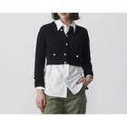 【マディソンブルー/MADISONBLUE】のCOMPACT CROPPED CD MOLE BLACK|ID: prp329100004463170 ipo3291000000031232434