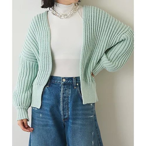 【ウィムガゼット/Whim Gazette】のリリヤーンミドルゲージカーディガン インテリア・キッズ・メンズ・レディースファッション・服の通販 founy(ファニー) 　ファッション　Fashion　レディースファッション　Fashion for Women　トップス・カットソー　Cut & Sew Tops　カーディガン・羽織り　Layered Style Cardigans　イエロー　Yellow　イタリア　Italy　カーディガン　Cardigan, Knitwear　ショルダー　Shoulder, Shoulder Strap　フォルム　Silhouette, Form　ロング　Long, Long-Length　ミント|ID: prp329100004463180 ipo3291000000031232467