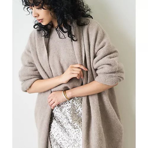 【ウィムガゼット/Whim Gazette】のファーロングカーディガン 人気、トレンドファッション・服の通販 founy(ファニー) 　ファッション　Fashion　レディースファッション　Fashion for Women　トップス・カットソー　Cut & Sew Tops　カーディガン・羽織り　Layered Style Cardigans　2022年　2022　2022-2023秋冬・A/W　Autumn/Winter 2022–23 AW22–23　おすすめ　Recommended / Our Picks　カーディガン　Cardigan, Knitwear　フォックス　Fox, Fox Fur　ボトム　Bottoms, Lower Wear　ポケット　Pocket, Pocket Detail　ミドル　Middle Length, Mid Height　ラグジュアリー　Luxury, Elegant　other-3|ID: prp329100004463195 ipo3291000000031247337
