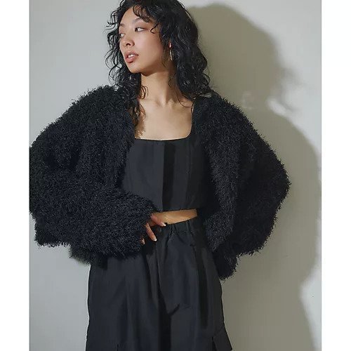 【ウィムガゼット/Whim Gazette】の【GEMINI】ファンシーヤーンカーディガン 人気、トレンドファッション・服の通販 founy(ファニー) 　ファッション　Fashion　レディースファッション　Fashion for Women　トップス・カットソー　Cut & Sew Tops　カーディガン・羽織り　Layered Style Cardigans　カーディガン　Cardigan, Knitwear　ショート　Short, Short Length　手編み　Hand-Knitted, Handmade Knit　バランス　Balance, Style Balance　ボトム　Bottoms, Lower Wear　2023春夏・S/S　Spring/Summer 2023 SS23　2023年　2023　other-2|ID: prp329100004463199 ipo3291000000031247344