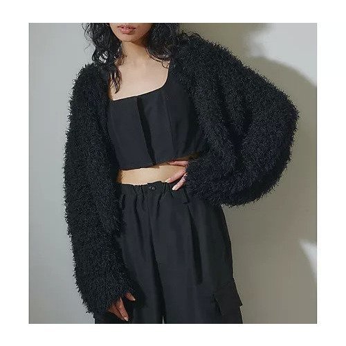 【ウィムガゼット/Whim Gazette】の【GEMINI】ファンシーヤーンカーディガン 人気、トレンドファッション・服の通販 founy(ファニー) 　ファッション　Fashion　レディースファッション　Fashion for Women　トップス・カットソー　Cut & Sew Tops　カーディガン・羽織り　Layered Style Cardigans　カーディガン　Cardigan, Knitwear　ショート　Short, Short Length　手編み　Hand-Knitted, Handmade Knit　バランス　Balance, Style Balance　ボトム　Bottoms, Lower Wear　2023春夏・S/S　Spring/Summer 2023 SS23　2023年　2023　other-3|ID: prp329100004463199 ipo3291000000031247345