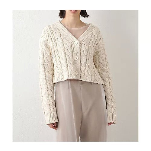 【ウィムガゼット/Whim Gazette】の【GEMINI】ケーブルカーディガン インテリア・キッズ・メンズ・レディースファッション・服の通販 founy(ファニー) https://founy.com/ ファッション Fashion レディースファッション Fashion for Women トップス・カットソー Cut & Sew Tops カーディガン・羽織り Layered Style Cardigans アクリル Acrylic Material 春 Spring カーディガン Cardigan, Knitwear ショート Short, Short Length トレンド Trend, Trending Now 手編み Hand-Knitted, Handmade Knit 羽織 Haori, Light Jacket おすすめ Recommended / Our Picks 2023春夏・S/S Spring/Summer 2023 SS23 2023年 2023 |ID: prp329100004463203 ipo3291000000031232535