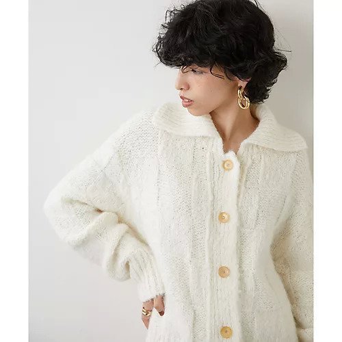 【ウィムガゼット/Whim Gazette】の【GEMINI】フラットカラーブロックカーディガン 人気、トレンドファッション・服の通販 founy(ファニー) 　ファッション　Fashion　レディースファッション　Fashion for Women　トップス・カットソー　Cut & Sew Tops　カーディガン・羽織り　Layered Style Cardigans　イタリア　Italy　カーディガン　Cardigan, Knitwear　シューズ　Shoes, Footwear　ストレッチ　Stretch, Stretchy Fabric　デニム　Denim, Jeans Material　ハンド　Hand, Handmade　ボトム　Bottoms, Lower Wear　ミリタリー　Military, Army Style　おすすめ　Recommended / Our Picks　other-2|ID: prp329100004463208 ipo3291000000031247362