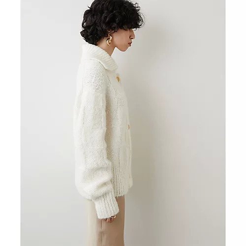 【ウィムガゼット/Whim Gazette】の【GEMINI】フラットカラーブロックカーディガン 人気、トレンドファッション・服の通販 founy(ファニー) 　ファッション　Fashion　レディースファッション　Fashion for Women　トップス・カットソー　Cut & Sew Tops　カーディガン・羽織り　Layered Style Cardigans　イタリア　Italy　カーディガン　Cardigan, Knitwear　シューズ　Shoes, Footwear　ストレッチ　Stretch, Stretchy Fabric　デニム　Denim, Jeans Material　ハンド　Hand, Handmade　ボトム　Bottoms, Lower Wear　ミリタリー　Military, Army Style　おすすめ　Recommended / Our Picks　other-3|ID: prp329100004463208 ipo3291000000031247363