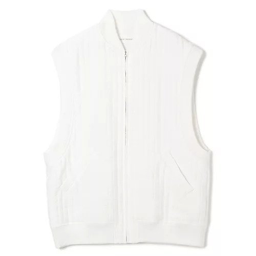 【プレインピープル/PLAIN PEOPLE】のストライプキルティングミリタリーベスト インテリア・キッズ・メンズ・レディースファッション・服の通販 founy(ファニー) 　ファッション　Fashion　レディースファッション　WOMEN　アウター　Coat Outerwear　トップス・カットソー　Tops/Tshirt　ベスト/ジレ　Gilets/Vests　おすすめ　Recommend　キルティング　Quilting　ベスト　Vest　ミリタリー　Military　ホワイト|ID: prp329100004463215 ipo3291000000031232574
