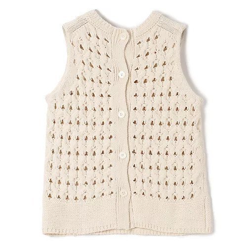 【マルティニーク/martinique】のケーブルアイレットジレ 人気、トレンドファッション・服の通販 founy(ファニー) 　ファッション　Fashion　レディースファッション　Fashion for Women　アウター　Coat / Outerwear Collection　トップス・カットソー　Cut & Sew Tops　ベスト&ジレ / 重ね着スタイル　Vests & Gilets　おすすめ　Recommended / Our Picks　シルケット　Silket, Silky Cotton　ボトム　Bottoms, Lower Wear　洗える　Machine Washable　other-2|ID: prp329100004463220 ipo3291000000035911593