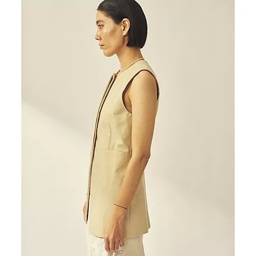 【ウィムガゼット/Whim Gazette】の【GEMINI】コットンジレ 人気、トレンドファッション・服の通販 founy(ファニー) 　ファッション　Fashion　レディースファッション　Fashion for Women　アウター　Coat / Outerwear Collection　トップス・カットソー　Cut & Sew Tops　ベスト&ジレ / 重ね着スタイル　Vests & Gilets　ヴィンテージ　Vintage Style　コンパクト　Compact, Small Size　定番　Standard, Basic Item　ノースリーブ　Sleeveless, No-Sleeve　フロント　Front, Front Design　ワッシャー　Washer, Crinkled Finish　おすすめ　Recommended / Our Picks　2025年　2025　2025春夏・S/S　Spring/Summer 2025 SS25　other-3|ID: prp329100004463221 ipo3291000000031247389